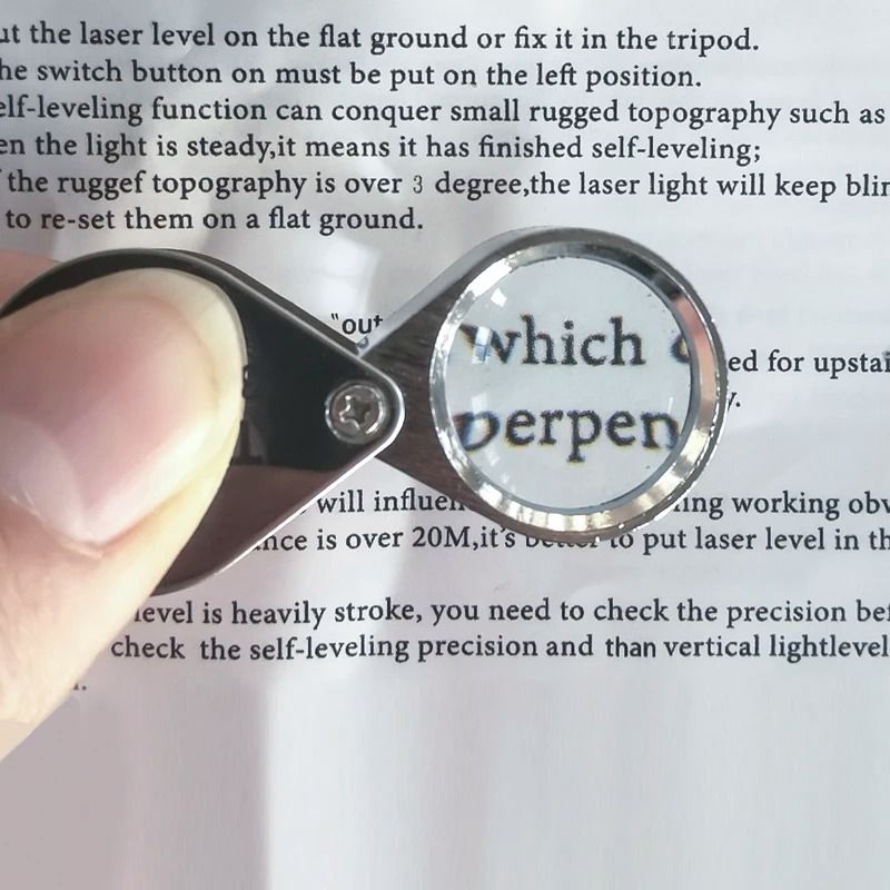 10 To 30X Foldable Pocket Loupe Magnifier For Jewelry Diamond Inspection And Reading 5