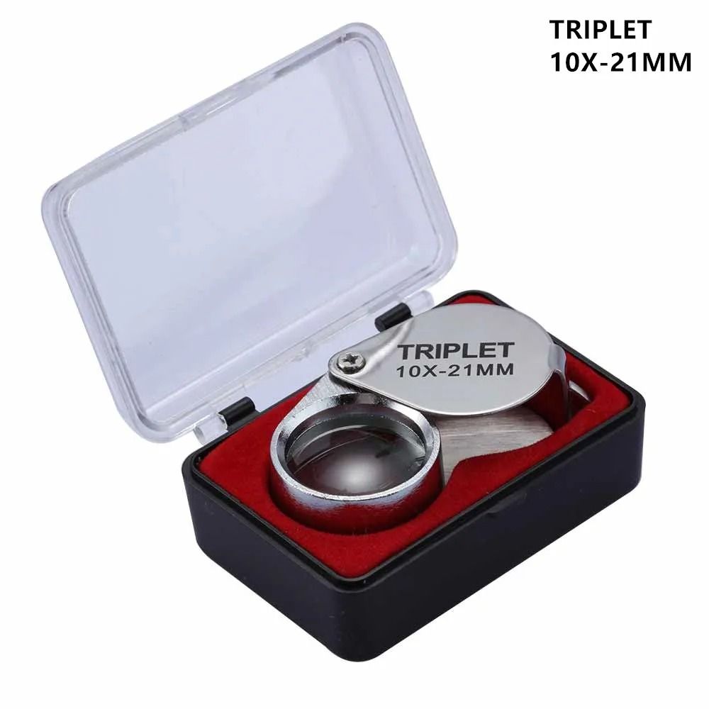 10 To 30X Foldable Pocket Loupe Magnifier For Jewelry Diamond Inspection And Reading 7