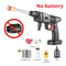 60BAR Wireless High Pressure Car Wash Gun With Self Priming And 300W Motor For Auto And Home Cleani 6
