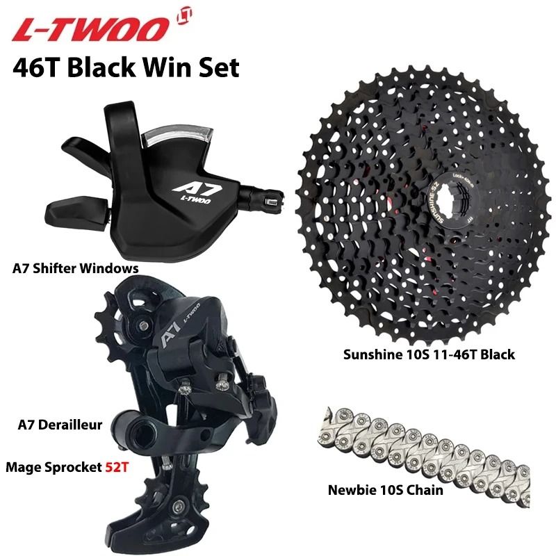 LTWOO A7 1x10 Speed MTB Groupset With 10Speed Shifter Derailleur Cassette And Chain For Mountain Bi 9