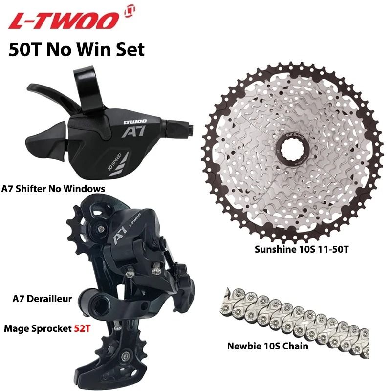 LTWOO A7 1x10 Speed MTB Groupset With 10Speed Shifter Derailleur Cassette And Chain For Mountain Bi 10