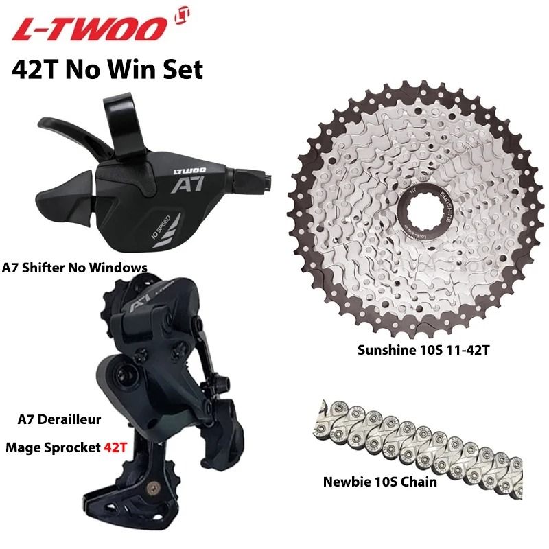 LTWOO A7 1x10 Speed MTB Groupset With 10Speed Shifter Derailleur Cassette And Chain For Mountain Bi 11