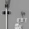 Drill Free Adjustable Shower Head Holder And Storage Bracket For Bathroom Wall Mounting 2