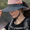 Unisex Quick Drying Bucket Hat With Large Brim And Ponytail Slot For Outdoor Sun Protection 0