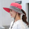Unisex Quick Drying Bucket Hat With Large Brim And Ponytail Slot For Outdoor Sun Protection 3