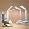 LED Desk Lamp USB Rechargeable Foldable Light With 3 Dimming Levels And Touch Control For Eye Prote 0