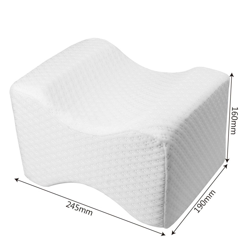 Memory Foam Knee Pillow For Side Sleepers  Orthopedic Back Hip And Leg Support Cushion For Pregnanc 1
