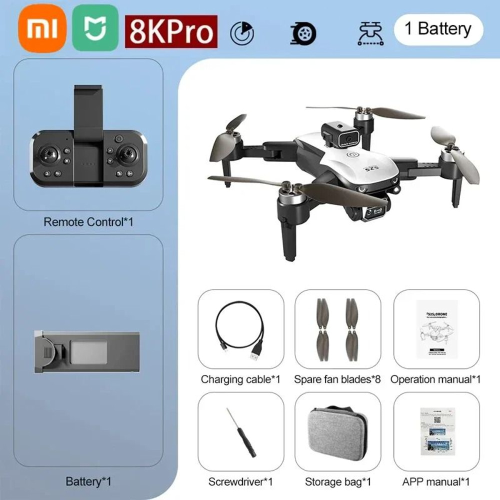 Mijia S2S 8K Drone With 5G GPS  Professional Dual Camera Brushless Drone With Omnidirectional Obsta 7