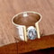 Elegant Wide Band Zirconia Ring For Women With Bold Geometric Style And Vintage Charm 1