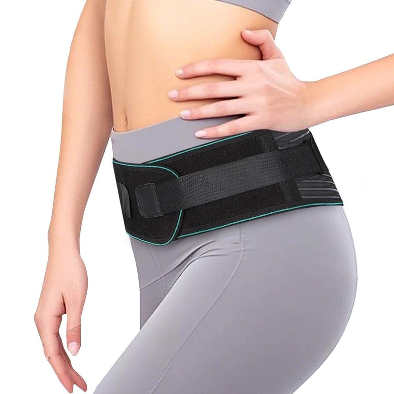 Adjustable Back Support Brace For Lower Back Pain Posture Correction Sciatica And Workout Recovery 7