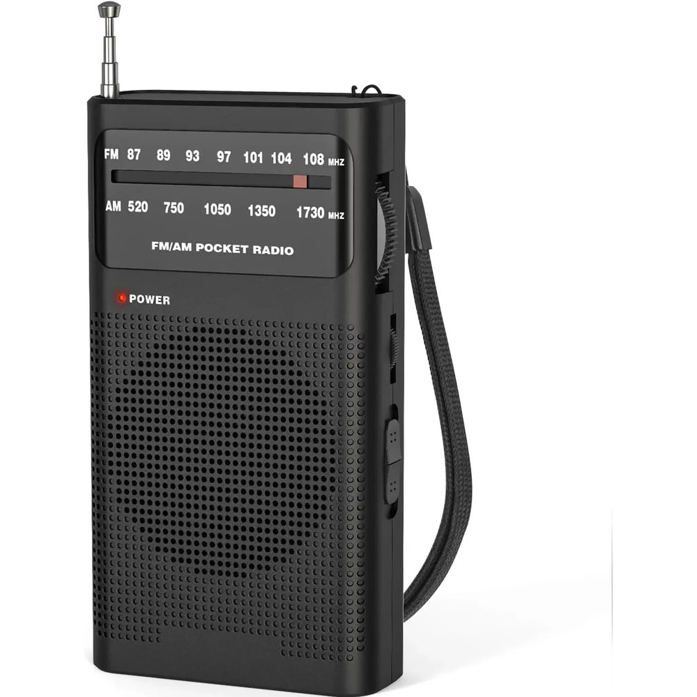 Mini Portable AM FM Radio With AA Battery Power Pocket Size Analog Tuner For Travel And Emergency 8