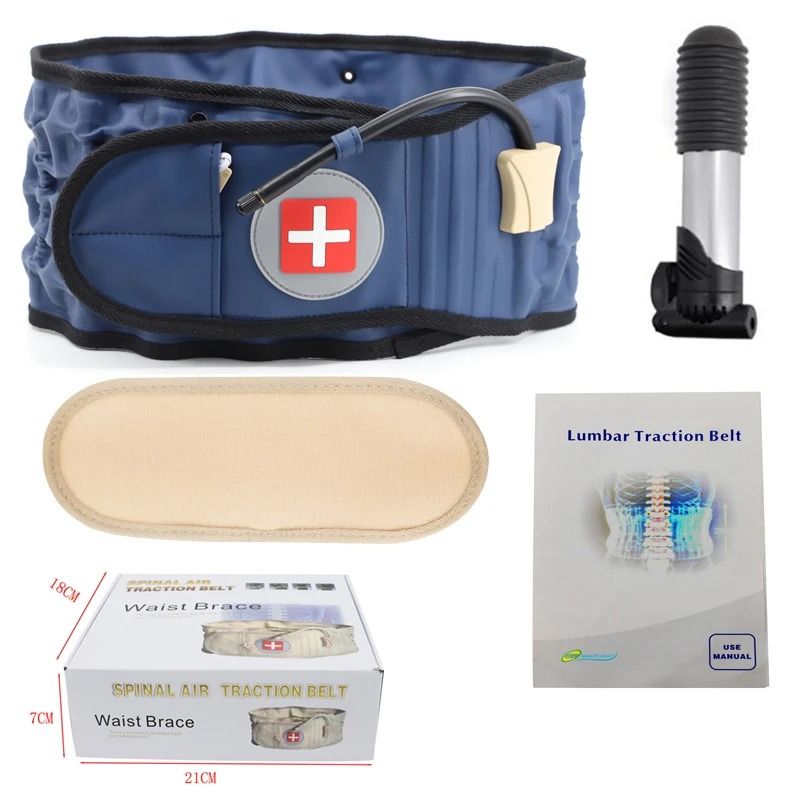 Adjustable Air Traction Back Brace For Lumbar Relief And Posture Support 10