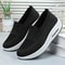 Lightweight Air Platform Slip On Sneakers For Women Casual Comfort Walking Shoes With Wedge Heel 2