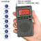 Compact Portable AM FM Radio With HD Display Alarm Clock And Sleep Timer For Home And Travel 0