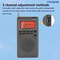 Compact Portable AM FM Radio With HD Display Alarm Clock And Sleep Timer For Home And Travel 1