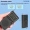 Compact Portable AM FM Radio With HD Display Alarm Clock And Sleep Timer For Home And Travel 2