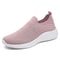 Women Slip On Knit Running Sneakers With Memory Foam Lightweight Sole For Walking Yoga And Workouts 8