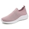 Women Slip On Knit Running Sneakers With Memory Foam Lightweight Sole For Walking Yoga And Workouts 4