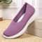 Women Slip On Fly Weave Cloth Flats Lightweight Walking Shoes For Spring And Autumn Comfort 10