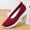 Women Slip On Fly Weave Cloth Flats Lightweight Walking Shoes For Spring And Autumn Comfort 7