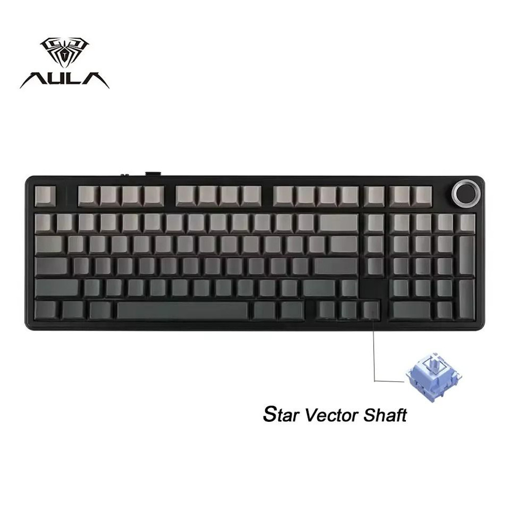 AULA F99PRO Wireless Mechanical Gaming Keyboard With Knob And Hot Swappable Gasket Mount 9