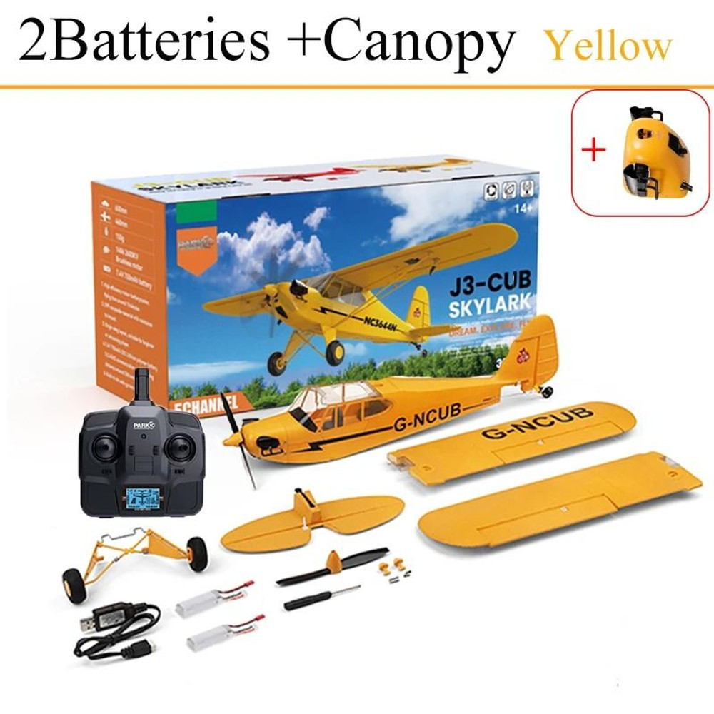 Hot Sale RC Plane RTF 24G Brushless Motor Remote Control Airplane Wltoys A160 Upgraded J3CUB Ready 14