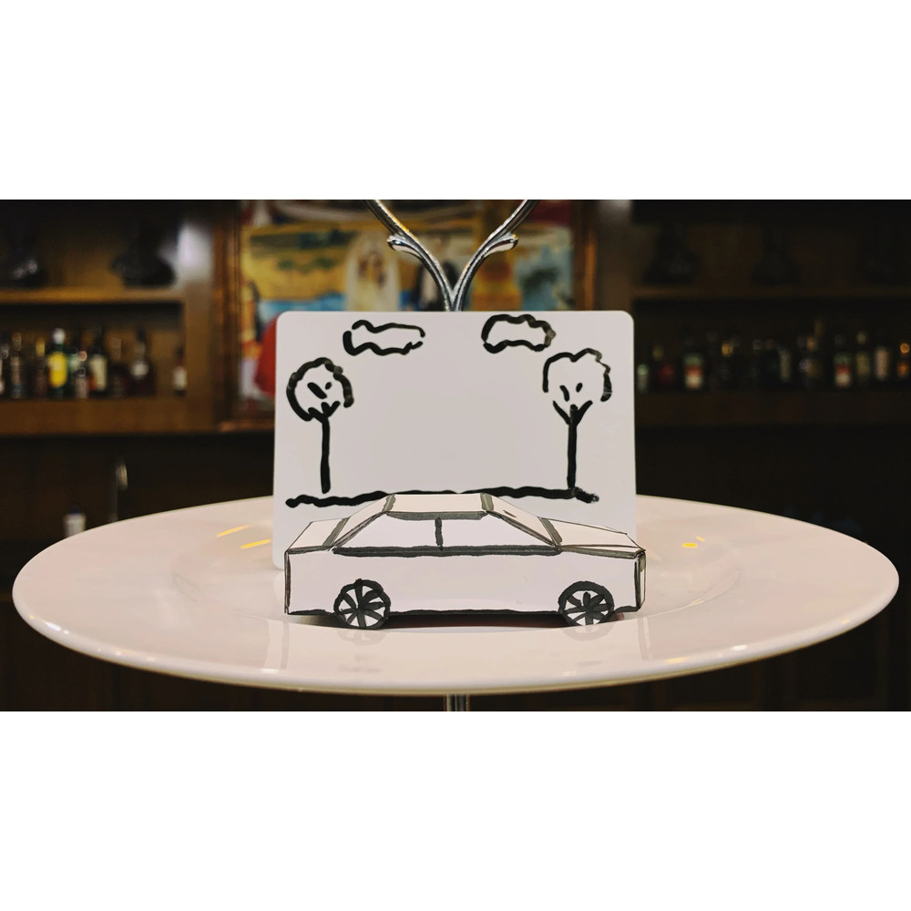 Appearing Car Magic Trick By Hyde Ren Card To Paper To Real Car Illusion 4