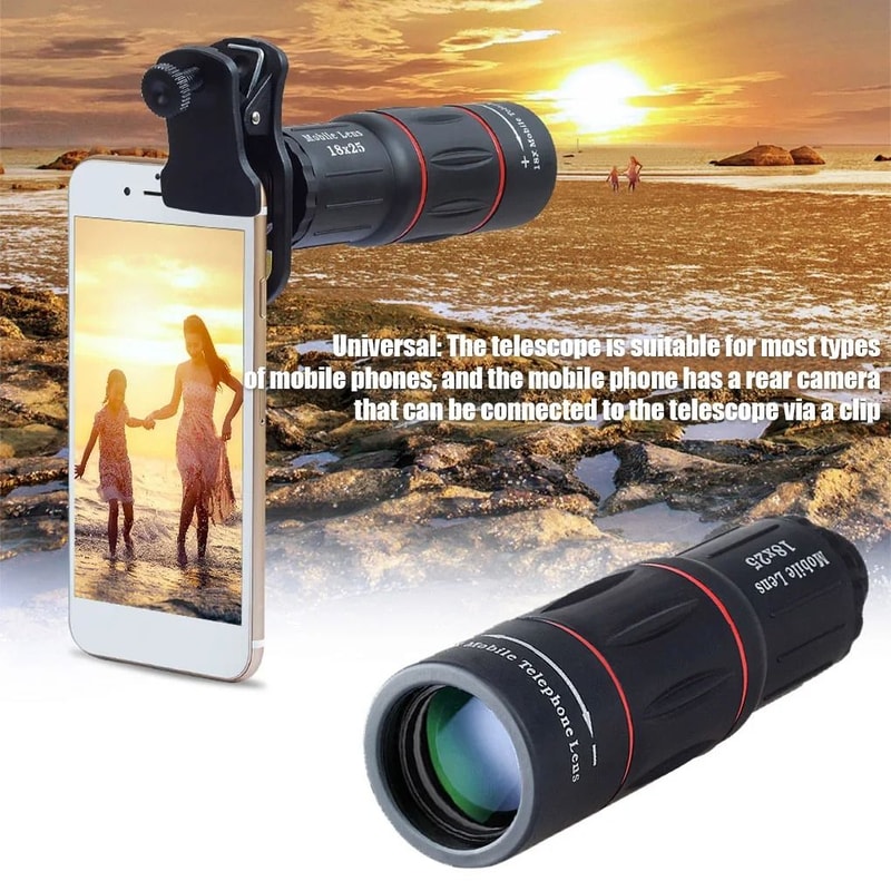 18x Telephoto Lens For Smartphone Travel Outdoor Photography 0
