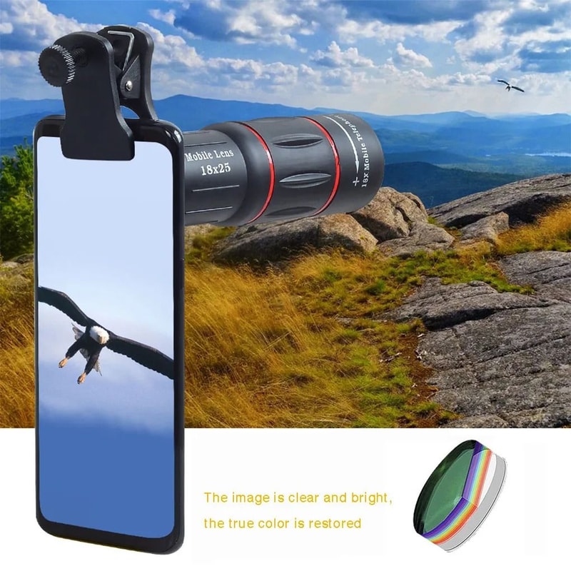 18x Telephoto Lens For Smartphone Travel Outdoor Photography 1