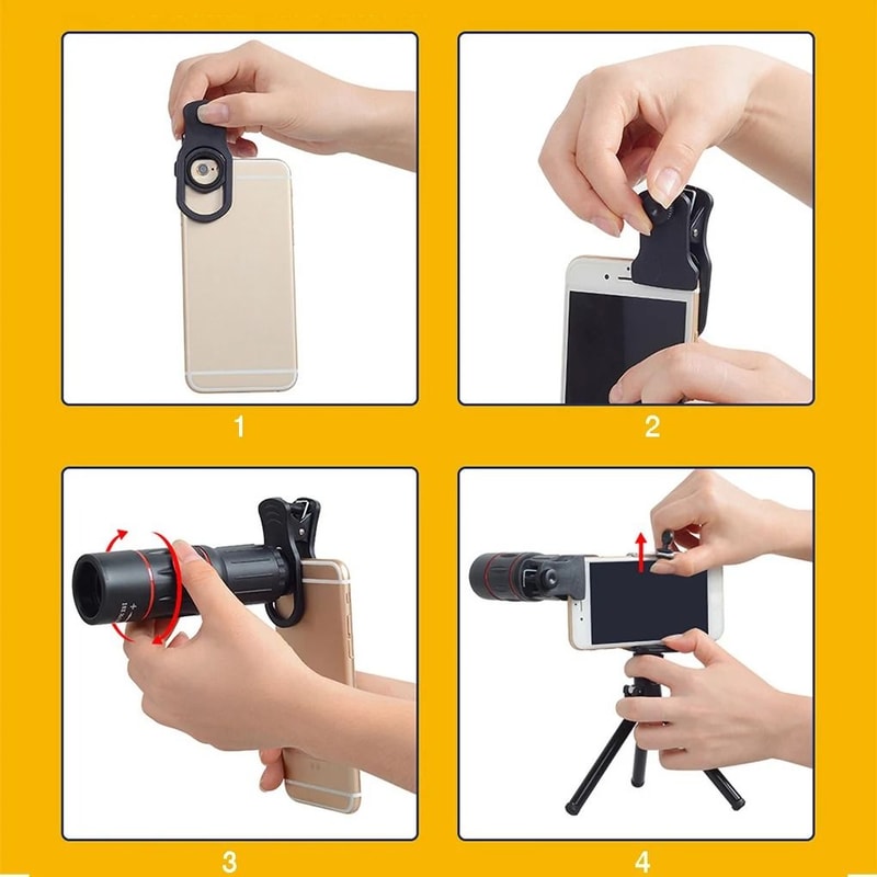 18x Telephoto Lens For Smartphone Travel Outdoor Photography 5