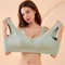 M To 7XL Seamless Plus Size Wireless Push Up Sport Bra 0