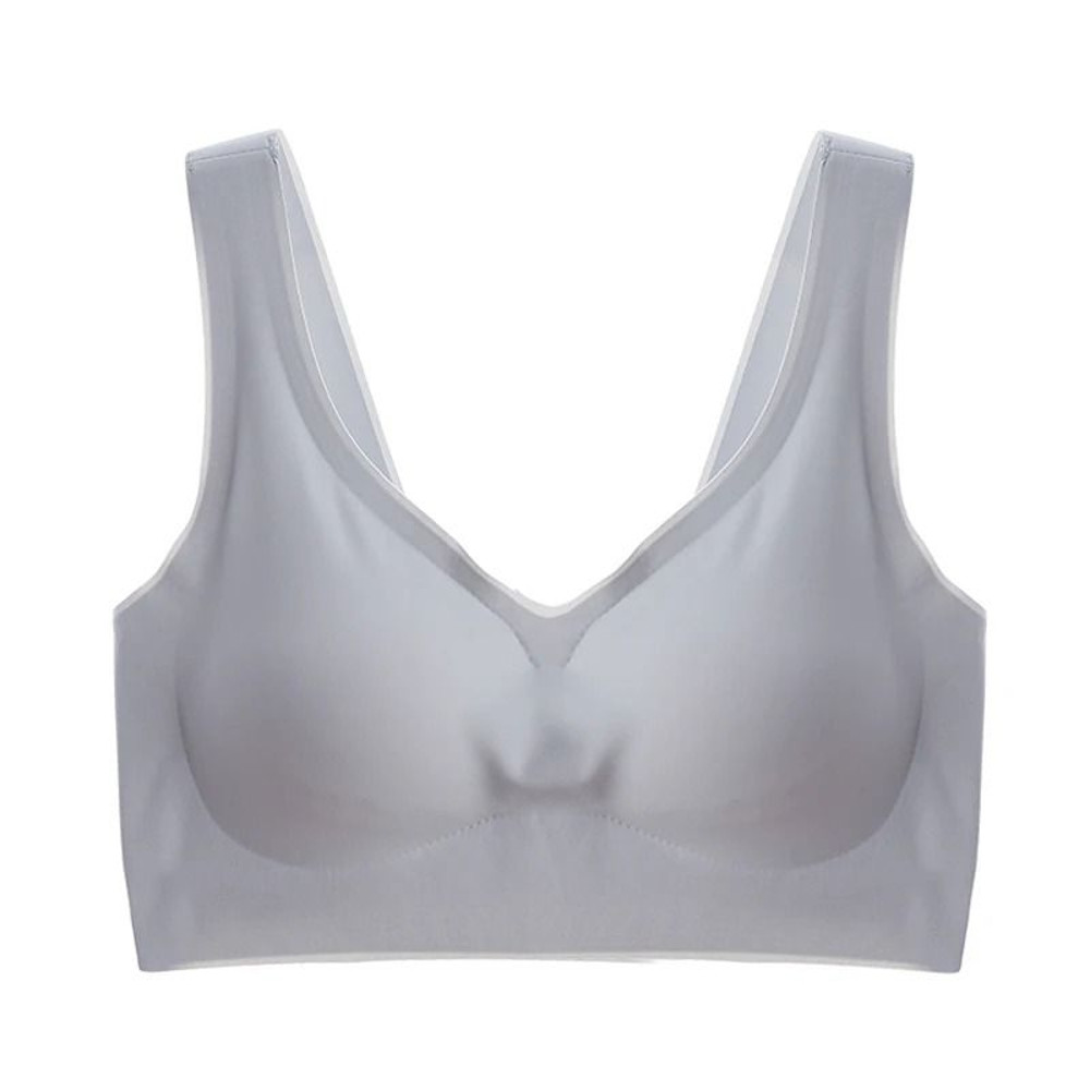 M To 7XL Seamless Plus Size Wireless Push Up Sport Bra 5