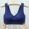 M To 7XL Seamless Plus Size Wireless Push Up Sport Bra 8