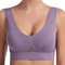 S To 7XL Plus Size Grid Air Hole Wireless Sports Bra For Yoga Running 9
