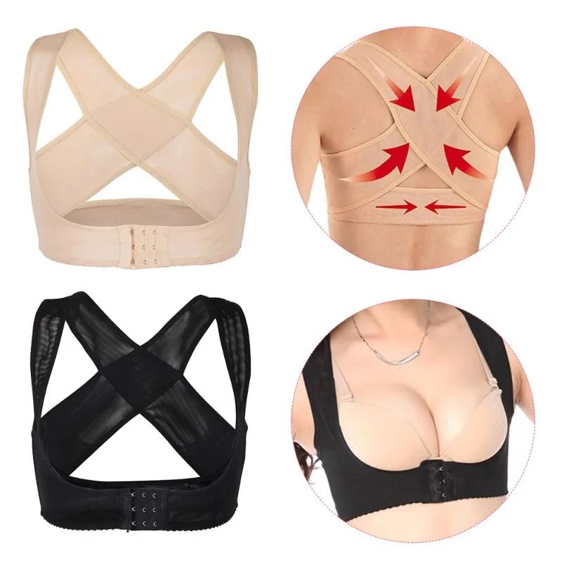 Adjustable Women Back Posture Support Belt Corrector Brace 1