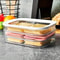 Stackable Refrigerator Storage Container With Lid For Meal Prep And Food Organization 0
