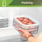 Stackable Refrigerator Storage Container With Lid For Meal Prep And Food Organization 3
