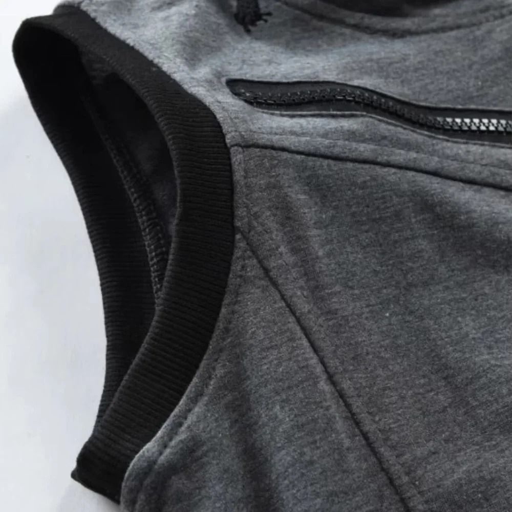 Spring Sweater Vest For Men Retro Casual Knitted Pullover Sleeveless Pullover 3