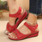 Women Summer Wedge Sandals Non Slip Casual Platform Shoes Comfortable Fashion Footwear 0