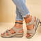Women Summer Wedge Sandals Non Slip Casual Platform Shoes Comfortable Fashion Footwear 3