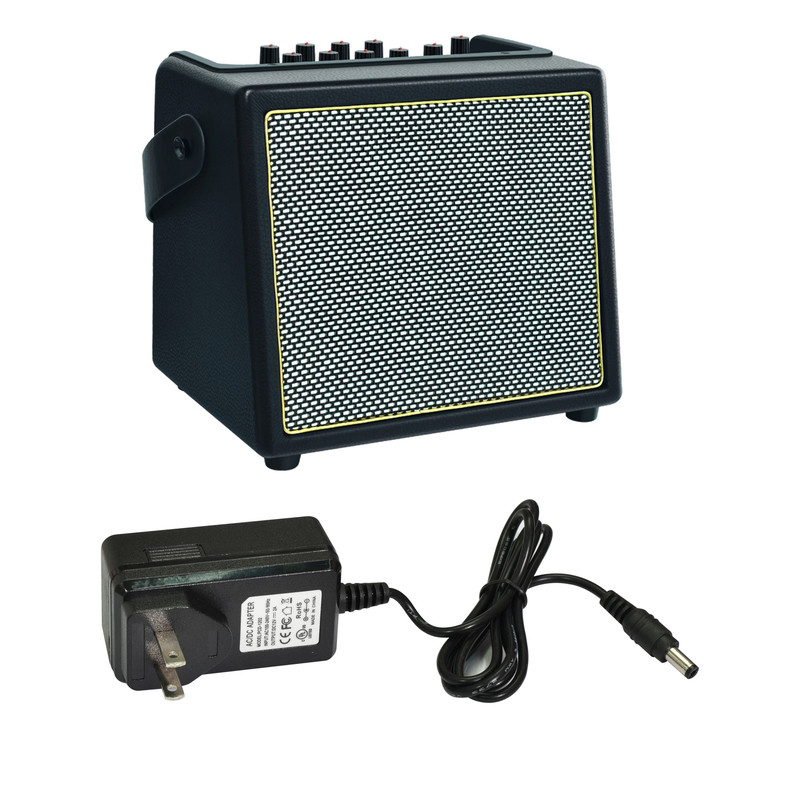 Rowin Rechargeable 30W Bluetooth Acoustic Guitar Amplifier With Reverb And Chorus Effects 9