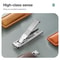 Ultra Thin Stainless Steel Nail Clippers With Leather Cover For Travel And Professional Grooming 1