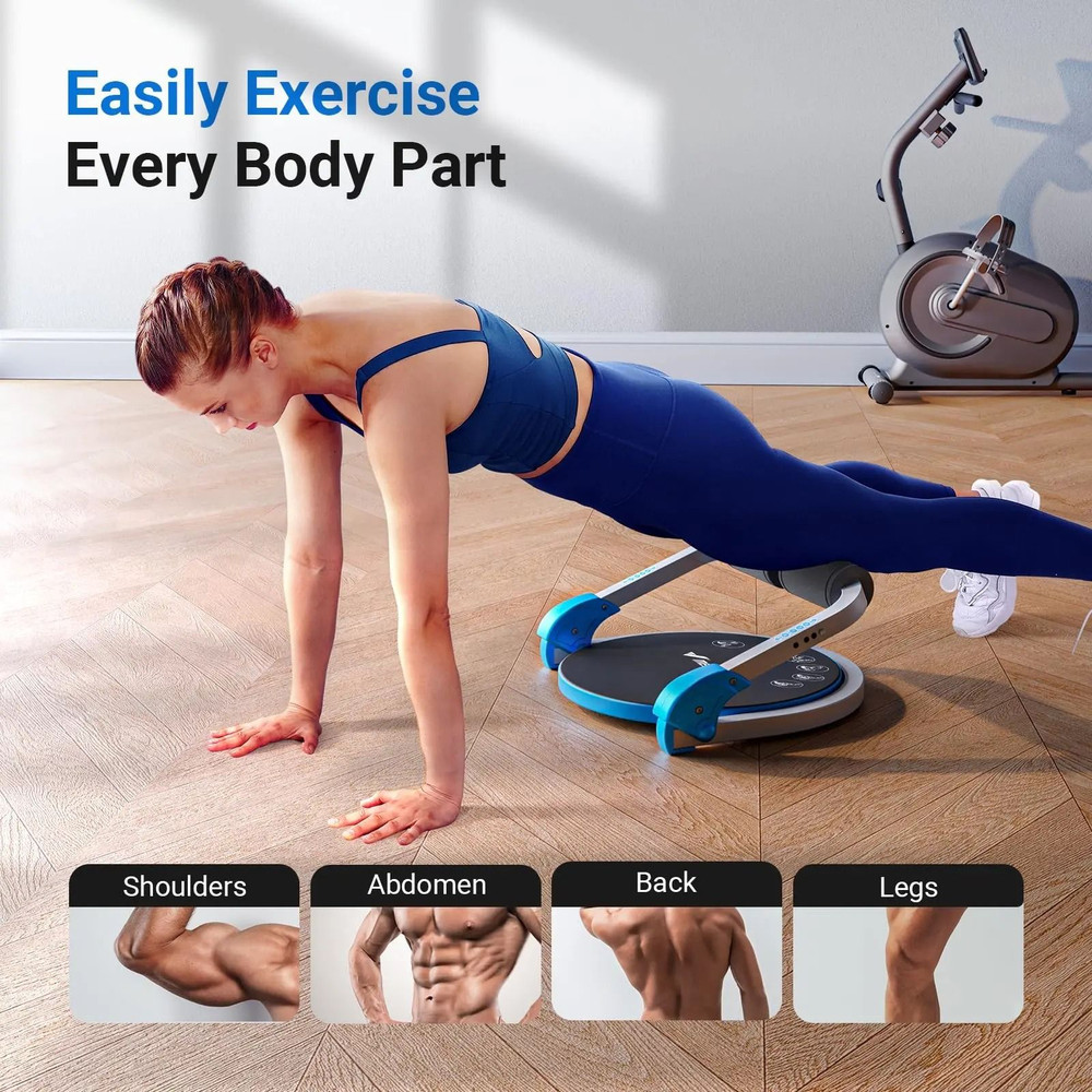 Adjustable Resistance Ab Workout Machine With Automatic Rebound For Home Gym Sit Up And Core Traini 3