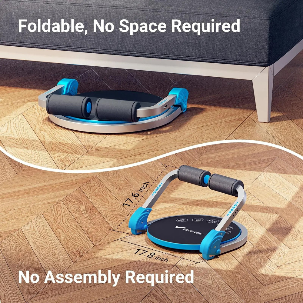 Adjustable Resistance Ab Workout Machine With Automatic Rebound For Home Gym Sit Up And Core Traini 5