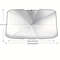 Foldable Car Windshield Sunshade Umbrella For Summer Interior Cooling And Sun Protection 4