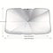 Foldable Car Windshield Sunshade Umbrella For Summer Interior Cooling And Sun Protection 4