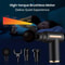 Portable Electric Massage Gun With LED Touch Screen And Replaceable Heads For Deep Muscle Relaxatio 1
