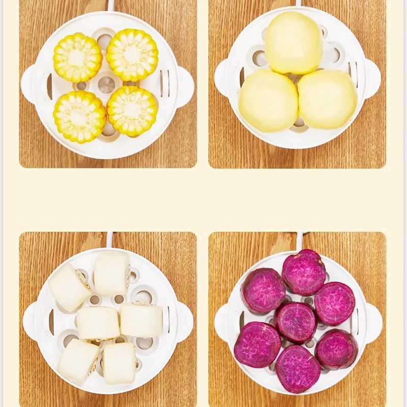 Multifunctional Electric Egg Boiler And Steamer With Double Layers For Breakfast Cooking And Kitche 2