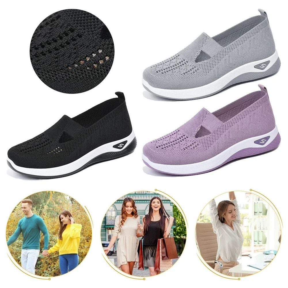 Breathable Barefoot Orthopedic Walking Sneakers With Arch Support And Non Slip Sole For Women 4
