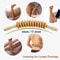 Curved Wooden Massage Roller Stick For Lymphatic Drainage And Anti Cellulite Therapy 5
